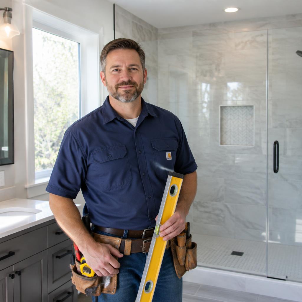 Dave, owner of Southerly Home Improvements, on a job site